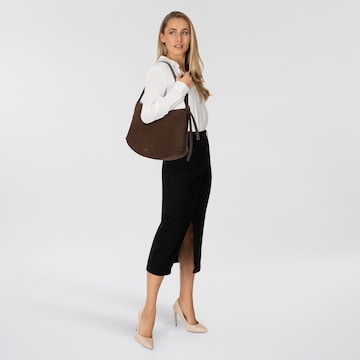 Sac bandoulière 'Loop' Kate Spade en marron : devant