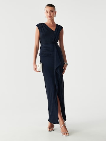 BWLDR - Vestido de festa 'SAMI' em azul: frente