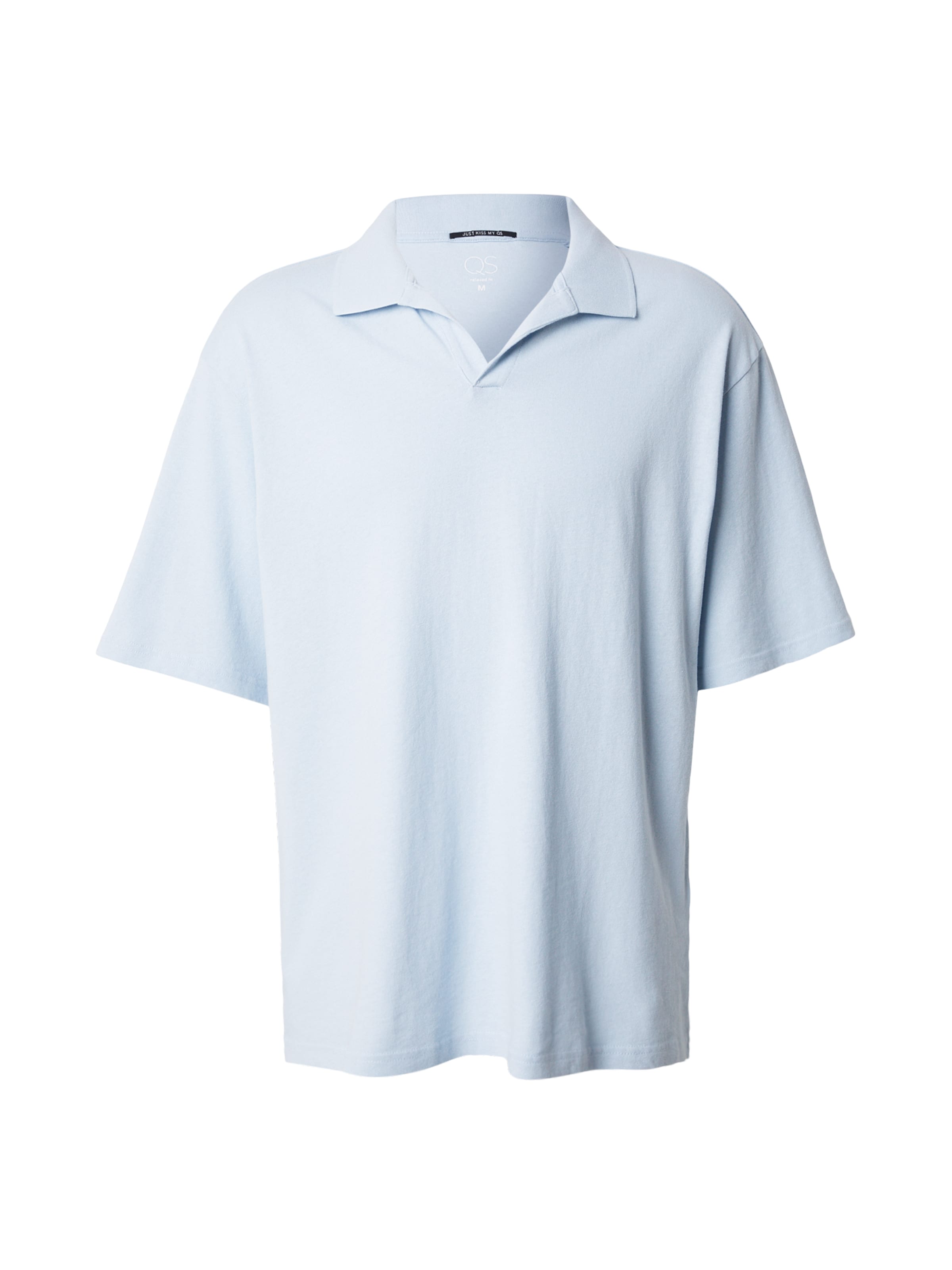 QS Poloshirt in Blau: Vorderseite