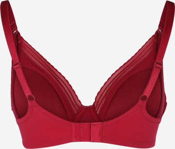 Invisible Soutien-gorge Cache Cœur en rouge