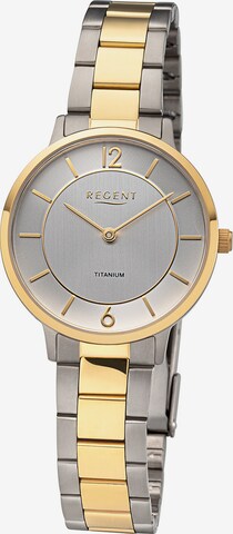 REGENT Analog Watch in Gold: front