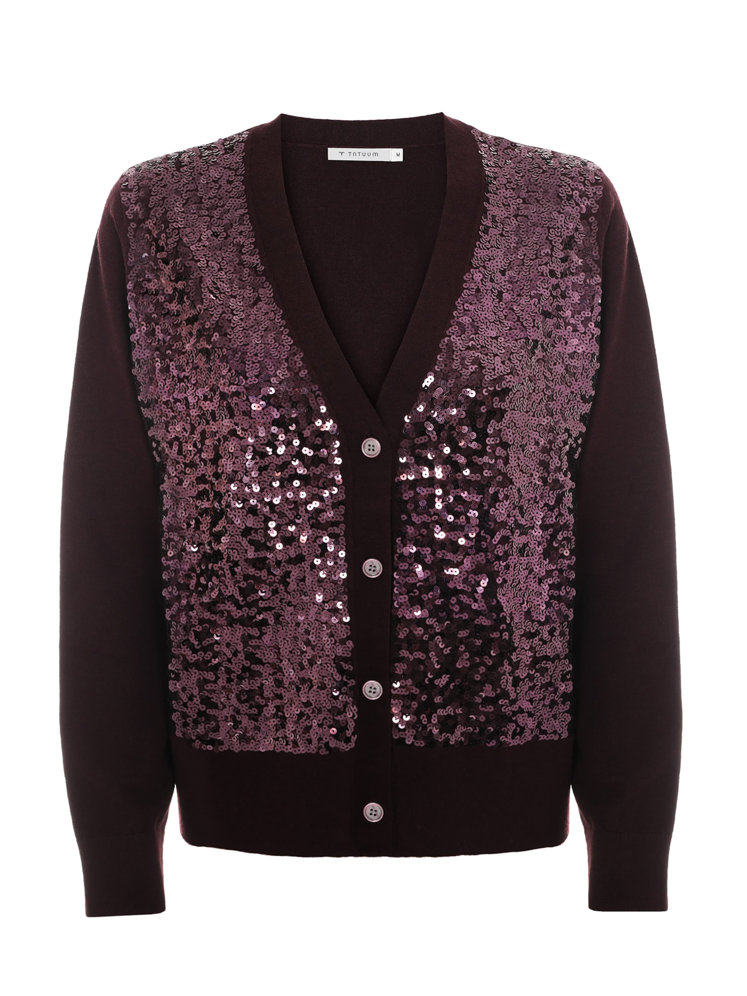 TATUUM Sweatjacke in Lila: Vorderseite