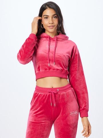 Von Dutch Originals Sweatshirt 'Michi' in Roze: voorkant