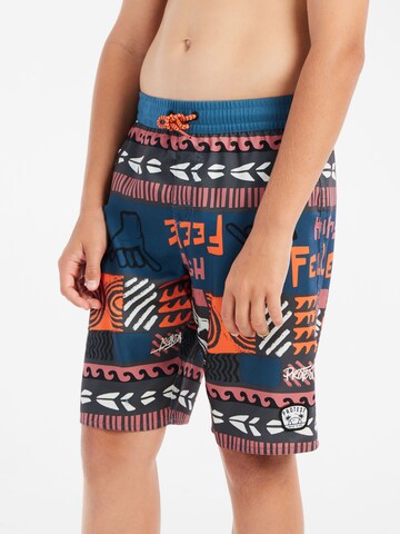 PROTEST Badeshorts 'PRTRonald JR' in Blau: Vorderseite