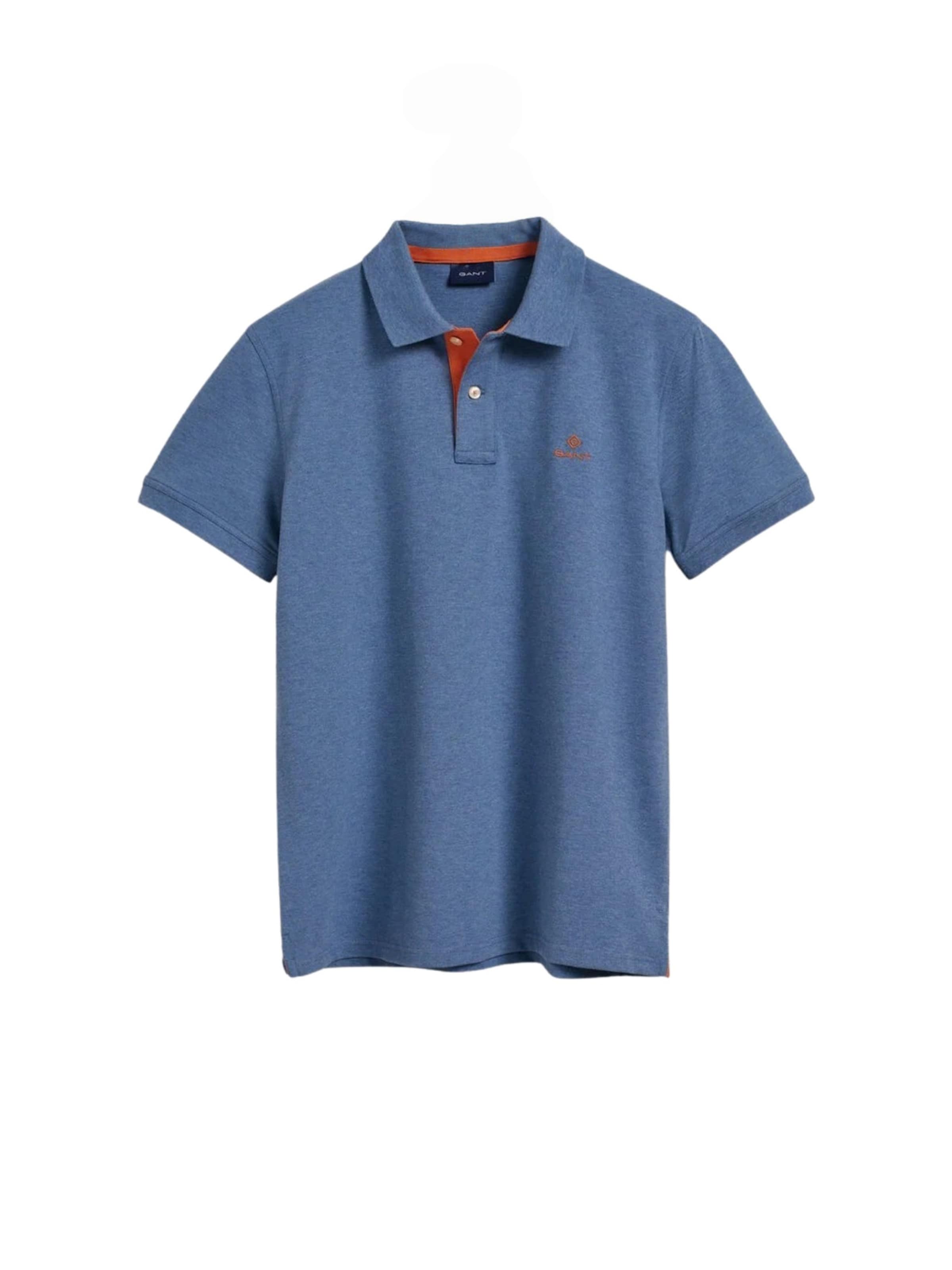 T-Shirt GANT en bleu : devant