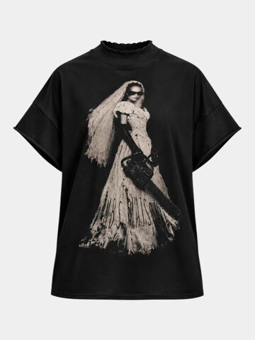 Made By Society Shirt 'UNVEIL T-shirt - T27898' in Black