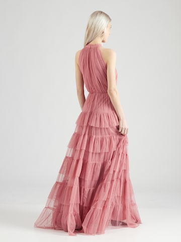 Maya Deluxe Evening Dress in Pink