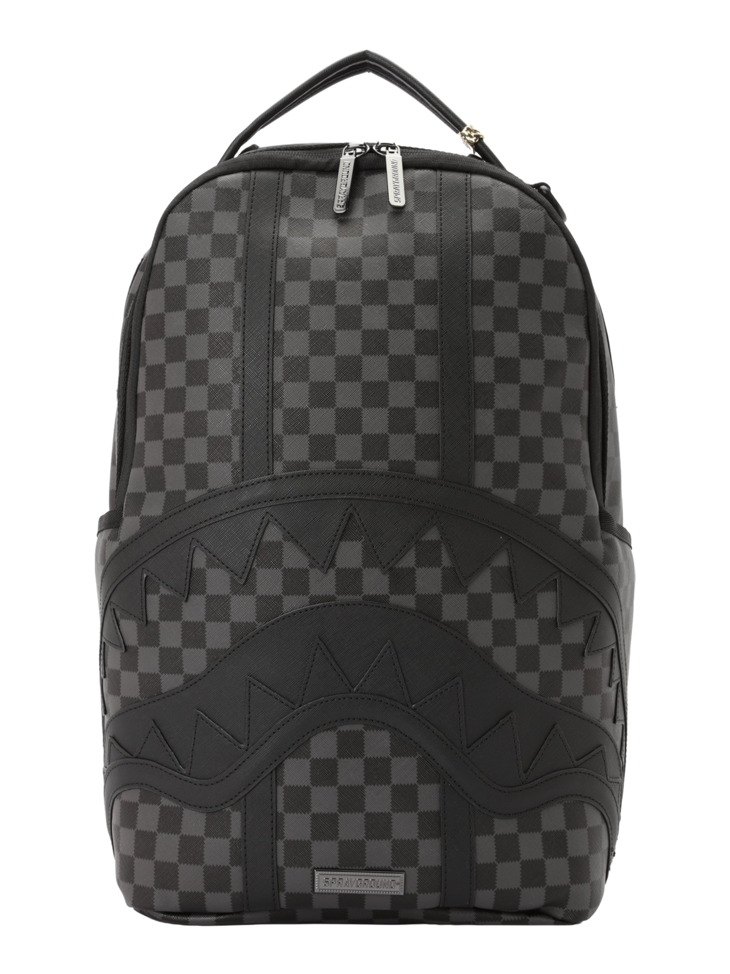 Sprayground Backpack in Black: front