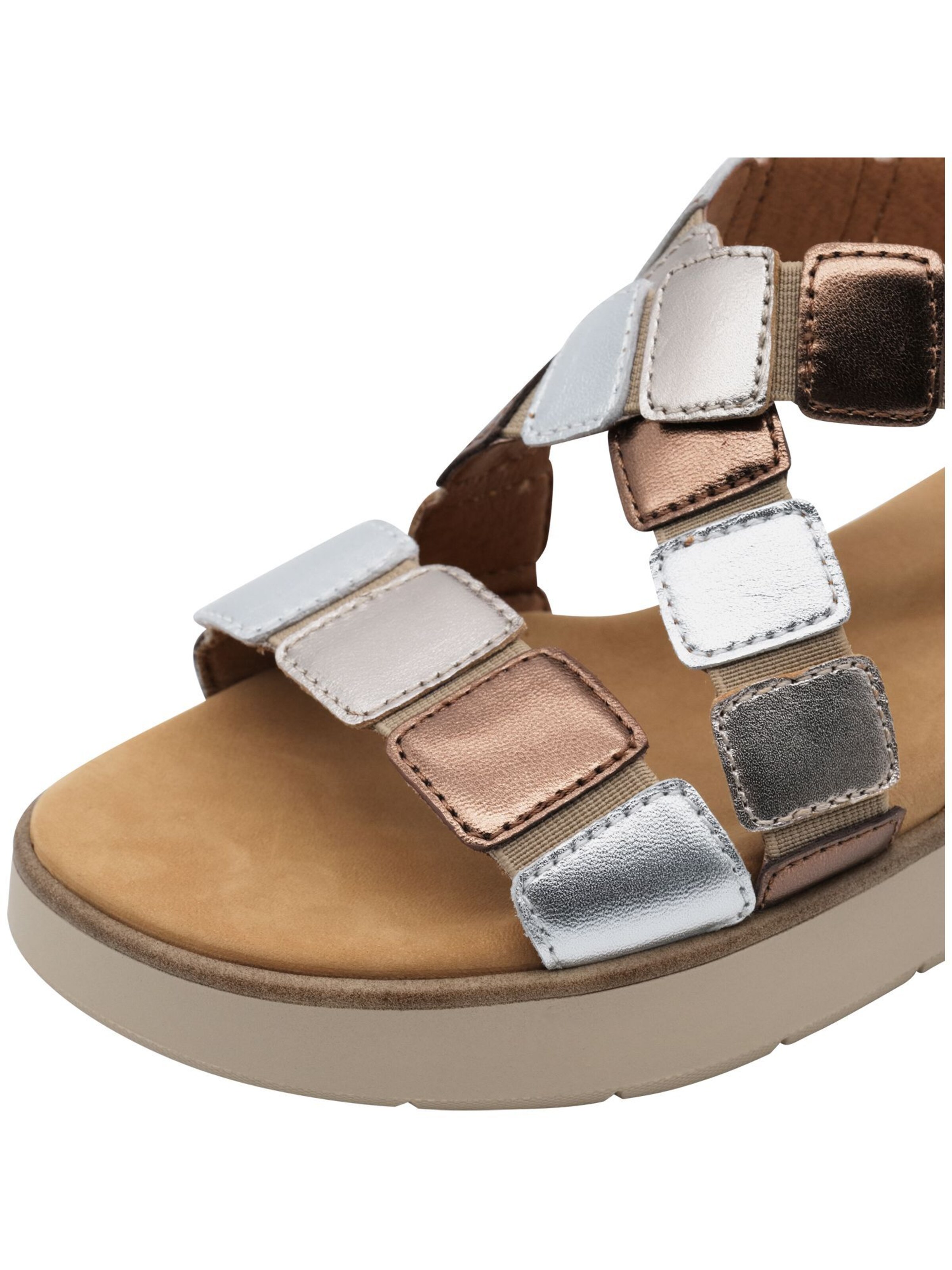 Sandales Tamaris en or