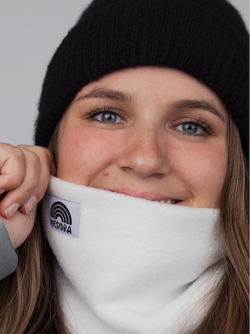 WESORA GmbH Schlauchschal 'Fleece Neckwarmer - All Black' in Weiß