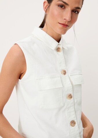 Gilet s.Oliver en blanc