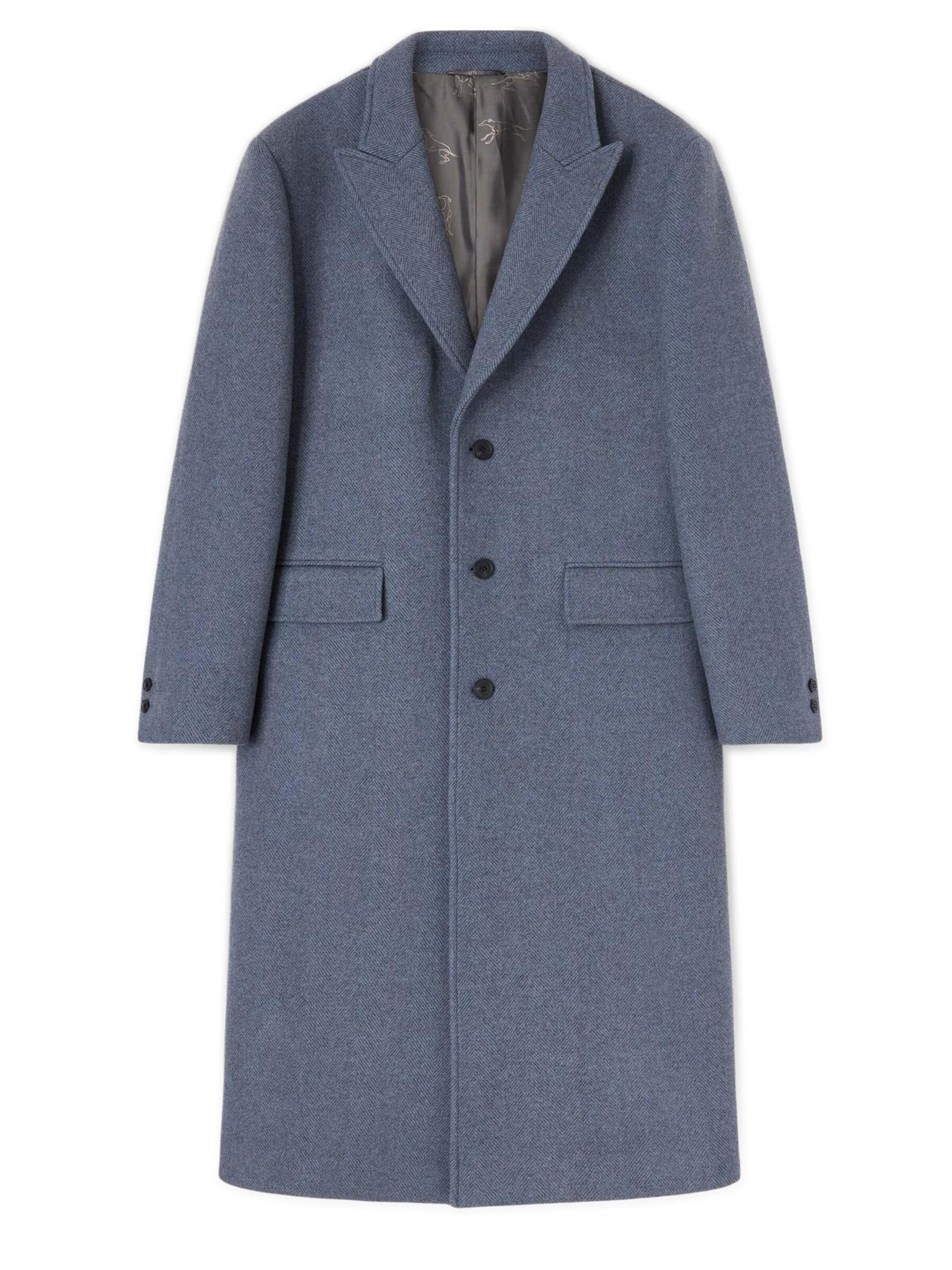 Cappotto invernale di Trussardi in blu: frontale