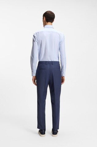BOSS Slim fit Button Up Shirt 'P-Hank' in Blue