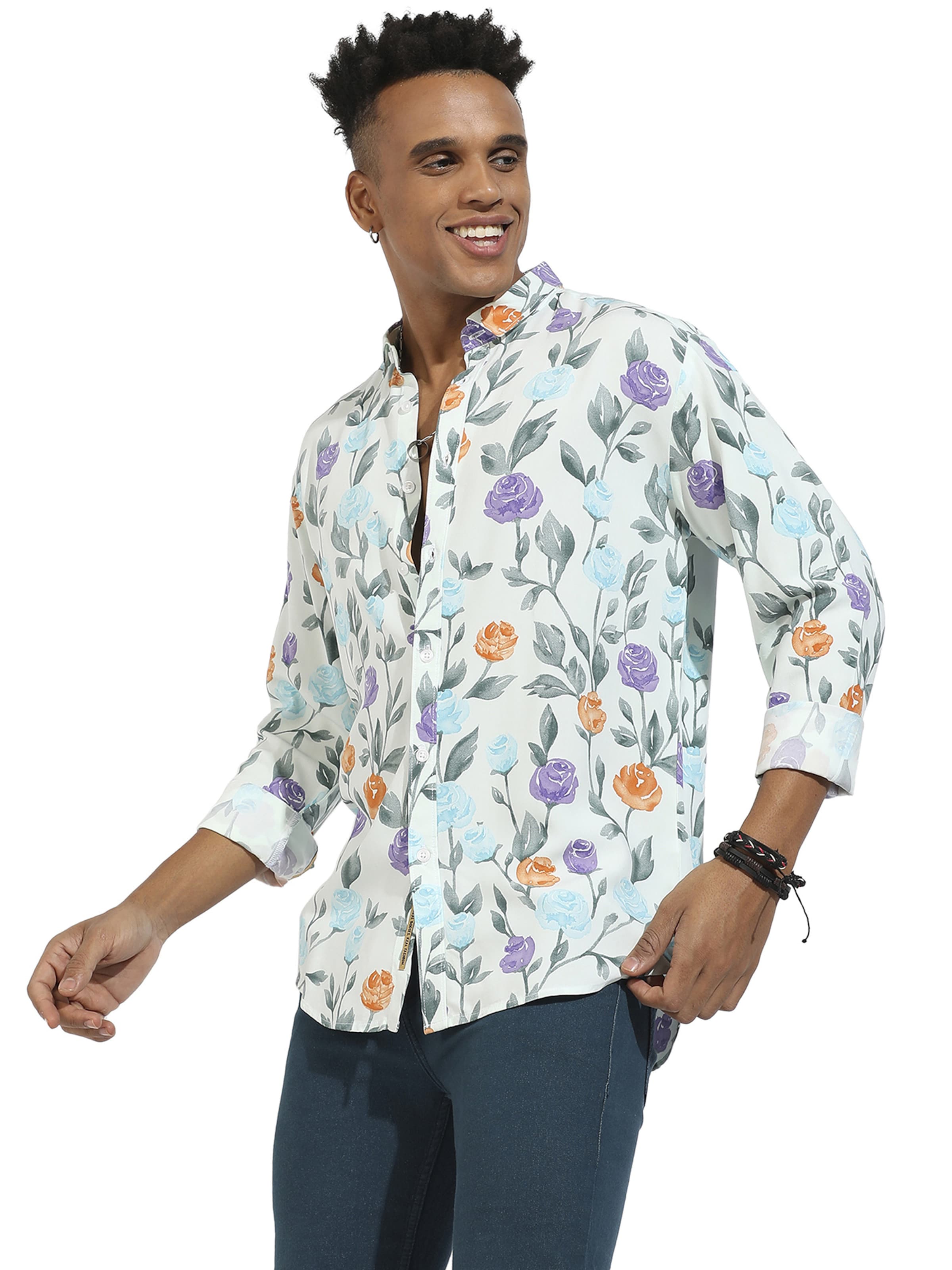 Coupe regular Chemise &#x27;Giovanni&#x27; Campus Sutra en mélange de couleurs : devant