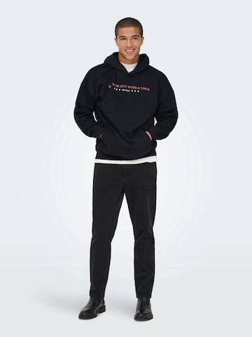 Only & Sons Sweatshirt 'ONSACDC' in Black