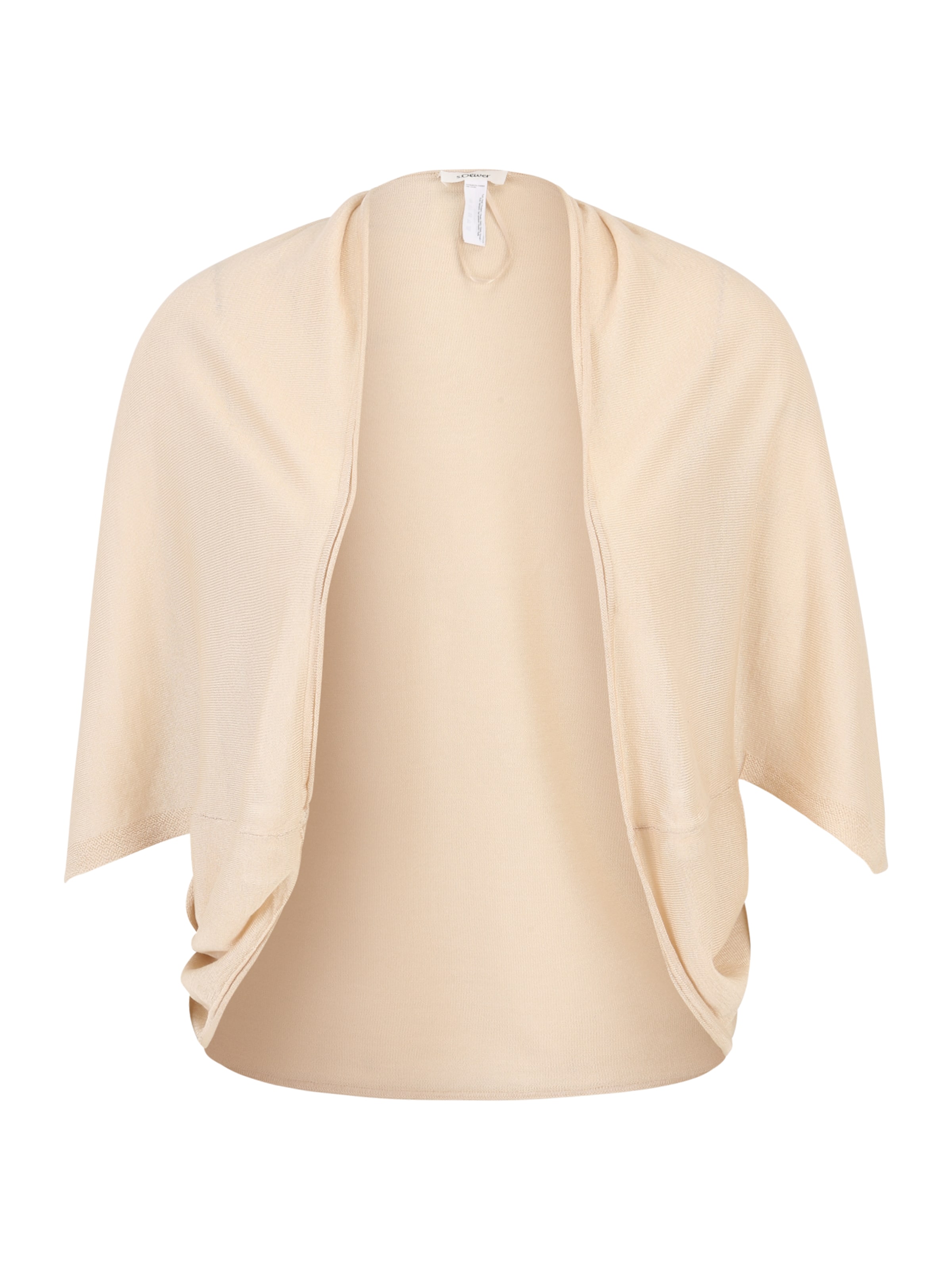 s.Oliver BLACK LABEL Cape in Beige: voorkant