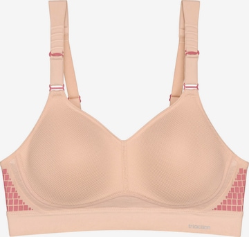 Triumph Triaction Sport bh ' Triaction Hybrid Lite ' in Bruin: voorkant