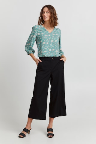 Fransa Wide leg Broek in Zwart