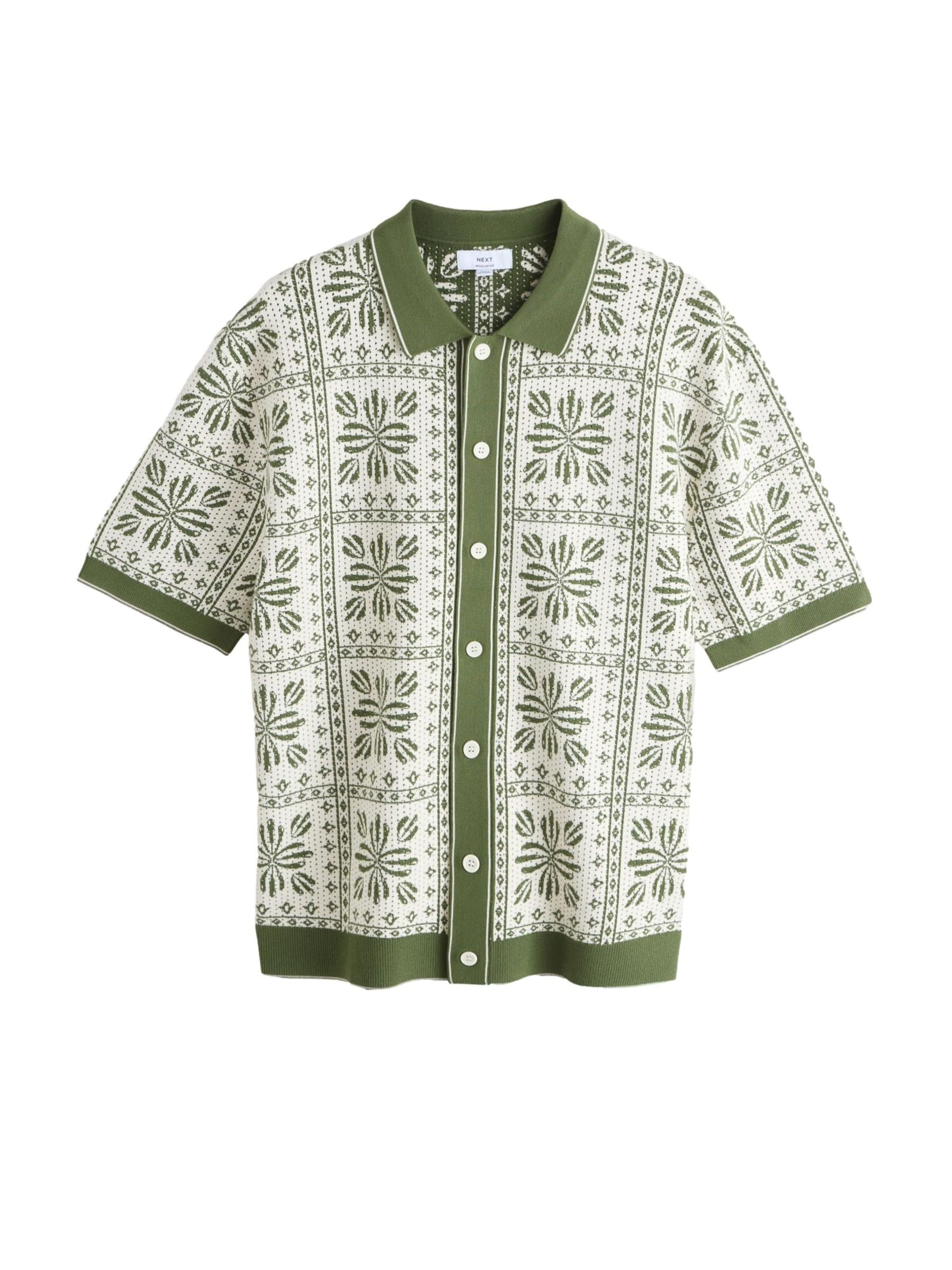 Vestes en maille Next en vert : devant