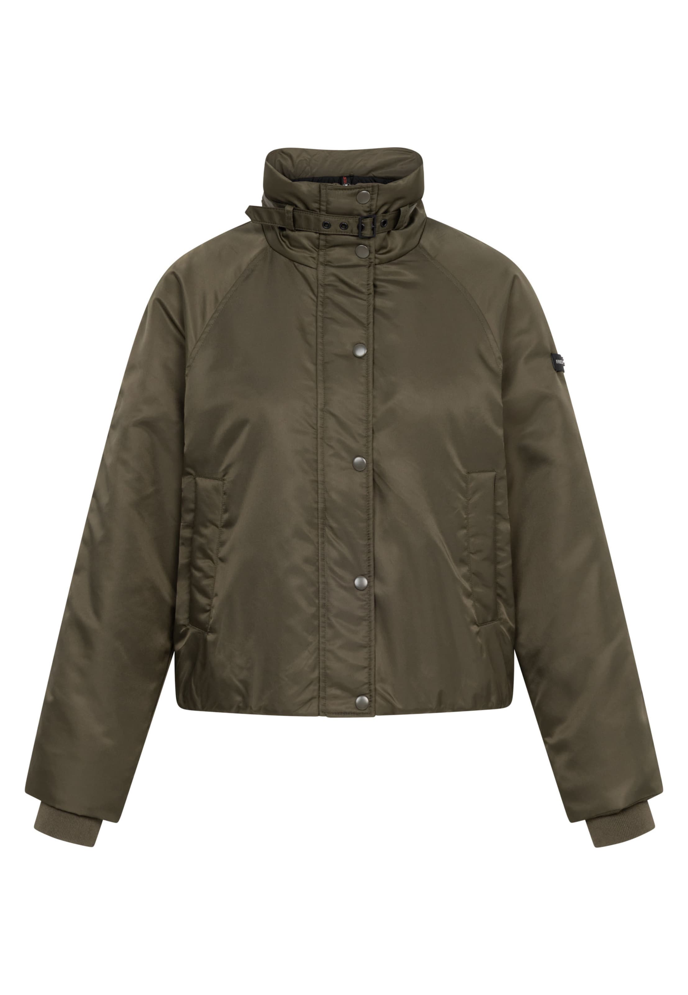 Frieda & Freddies Between-Season Jacket in Green: front