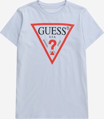 zils GUESS T-Krekls: no priekšpuses