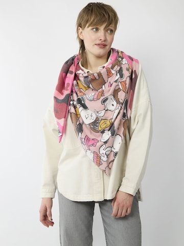 Foulard CODELLO en rose : devant