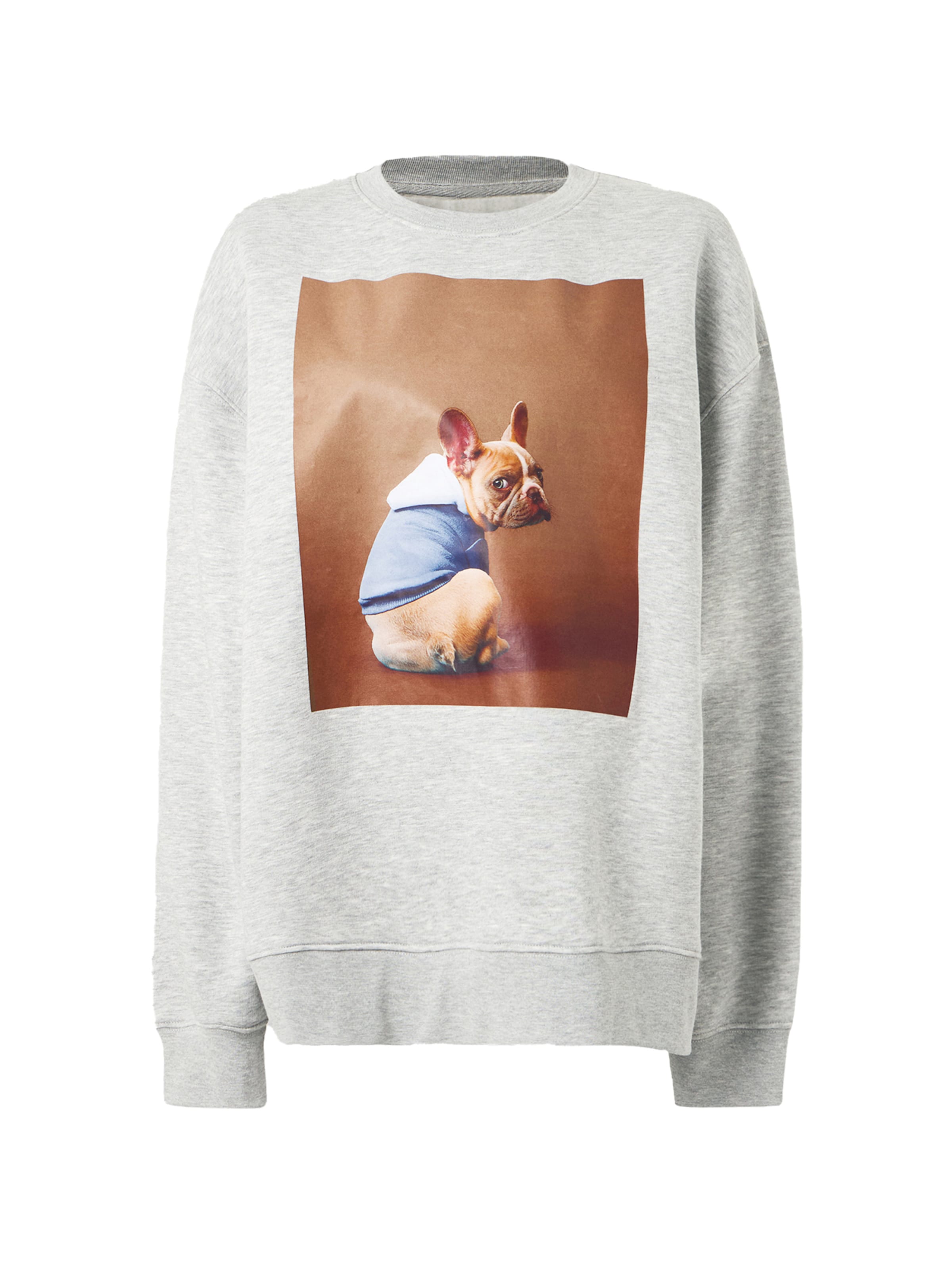 Munthe Sweatshirt 'ROULA' in Grijs: voorkant