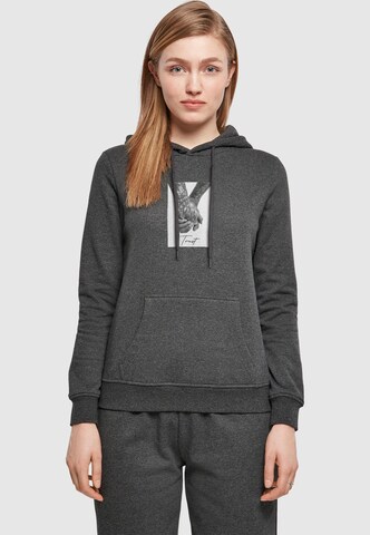 Sweat-shirt 'Trust 2.0' Mister Tee en gris : devant