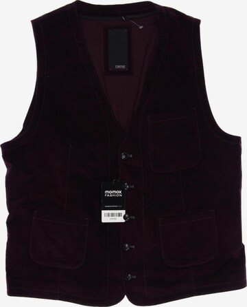 CINQUE Vest in M-L in Red: front