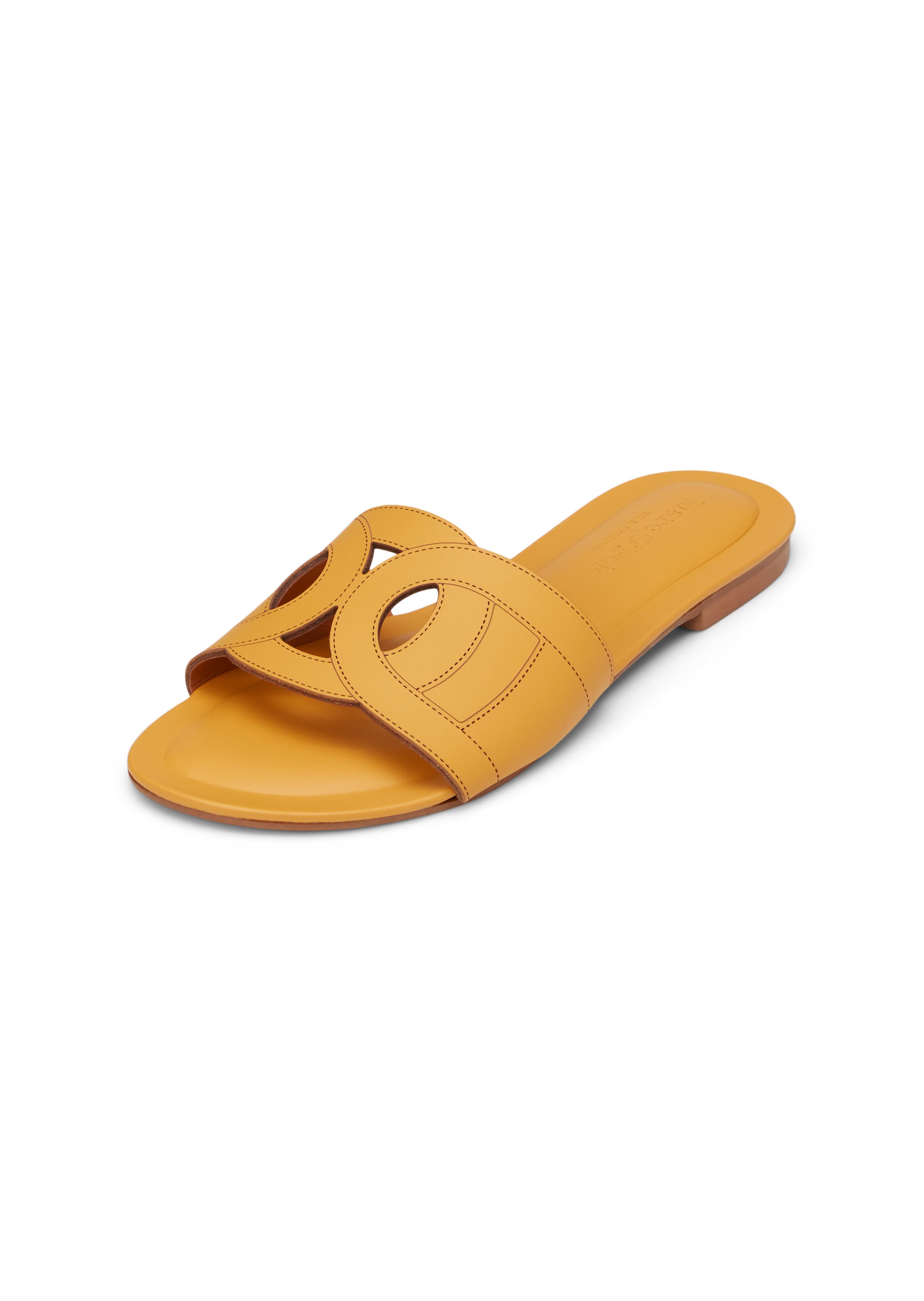 Marc O'Polo Mules in Yellow: front