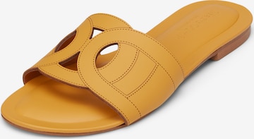 Marc O'Polo Muiltjes in Geel: voorkant