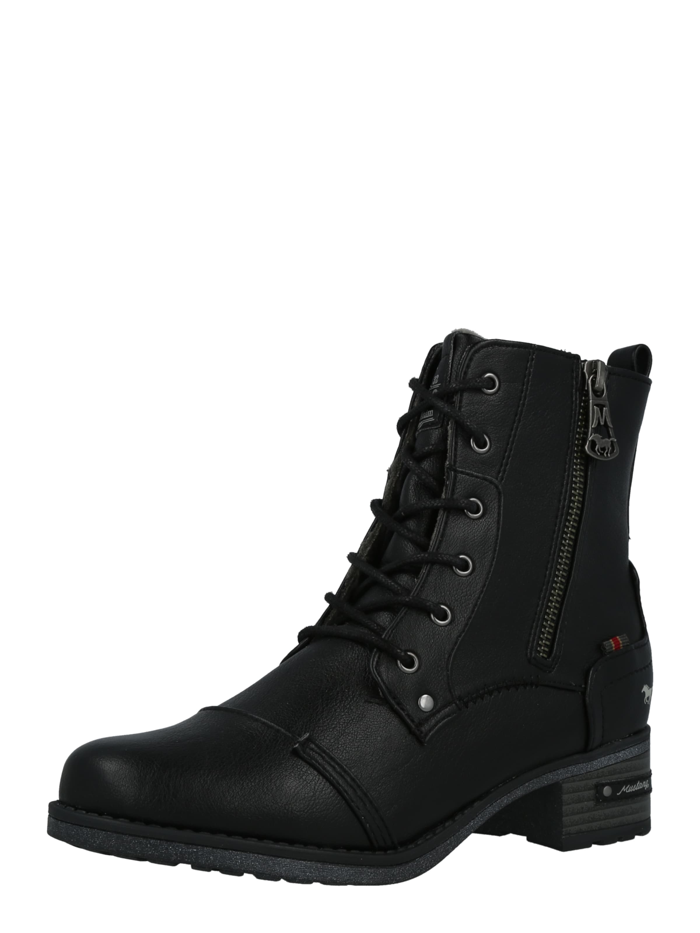 MUSTANG Stiefelette in Schwarz: Vorderseite