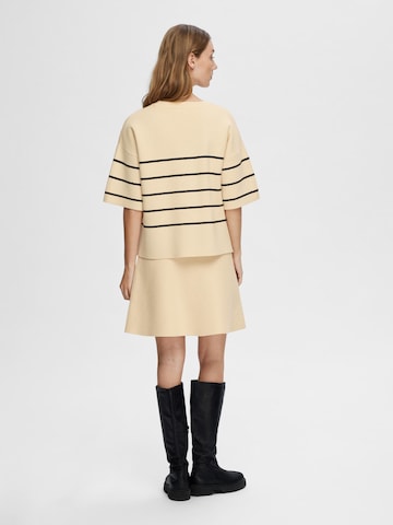 SELECTED FEMME Pullover in Beige