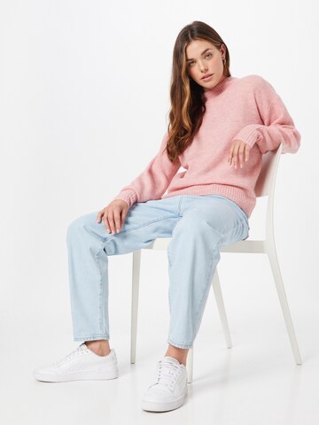 ICHI Sweter w kolorze różowy