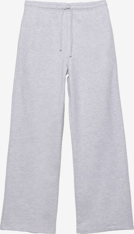 Pull&BearWide Leg/ Široke nogavice Hlače - siva boja: prednji dio