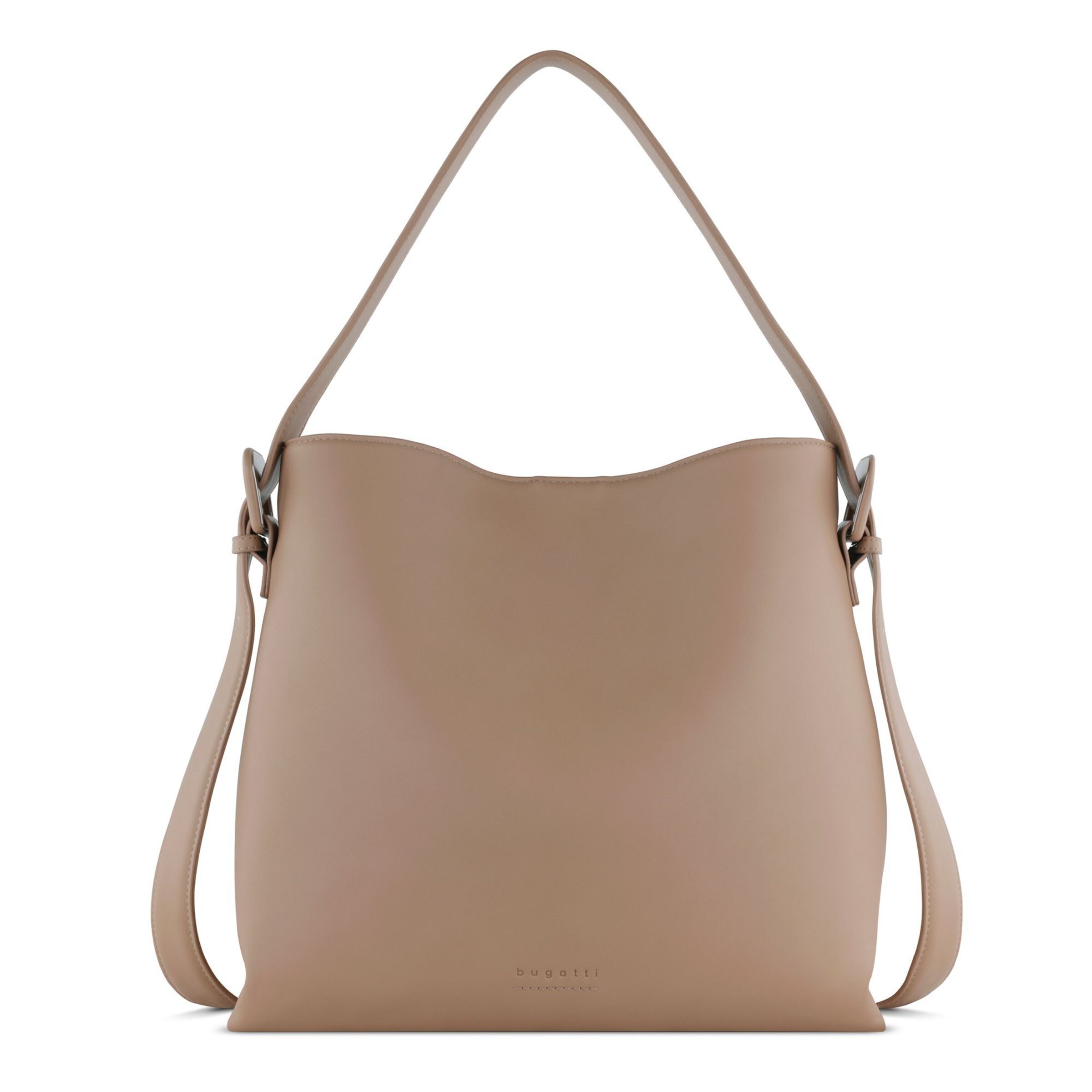 Borsa a spalla 'Luna' di bugatti in marrone: frontale