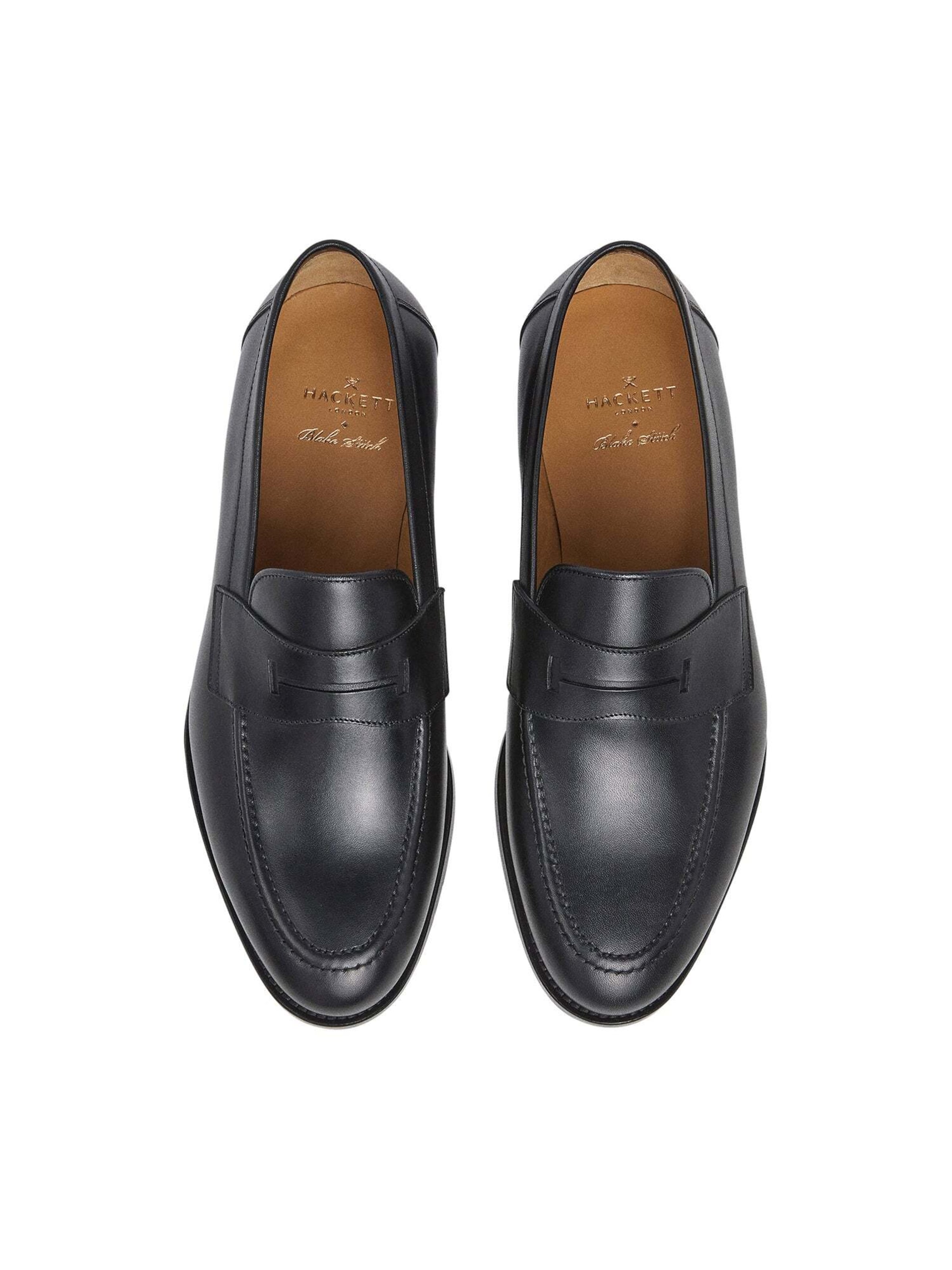 Hackett London Slipper 'Walter' in Schwarz