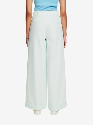 Wide Leg Pantalon ESPRIT en vert