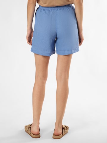 Marie Lund Regular Leinenshorts ' ' in Blau