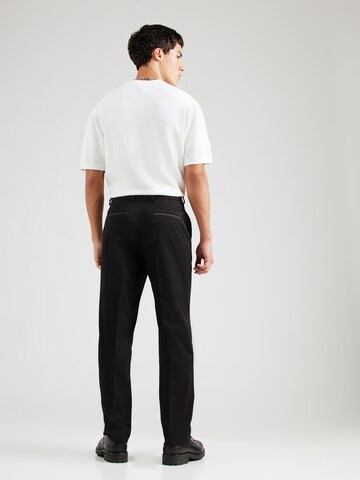 Tapered Pantaloni con piega frontale di Karl Lagerfeld in nero: dietro