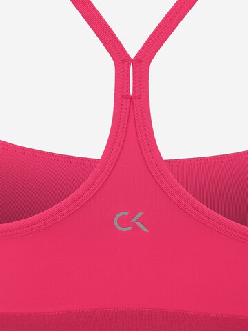 Calvin Klein Sport - Bustier Sujetador en rosa