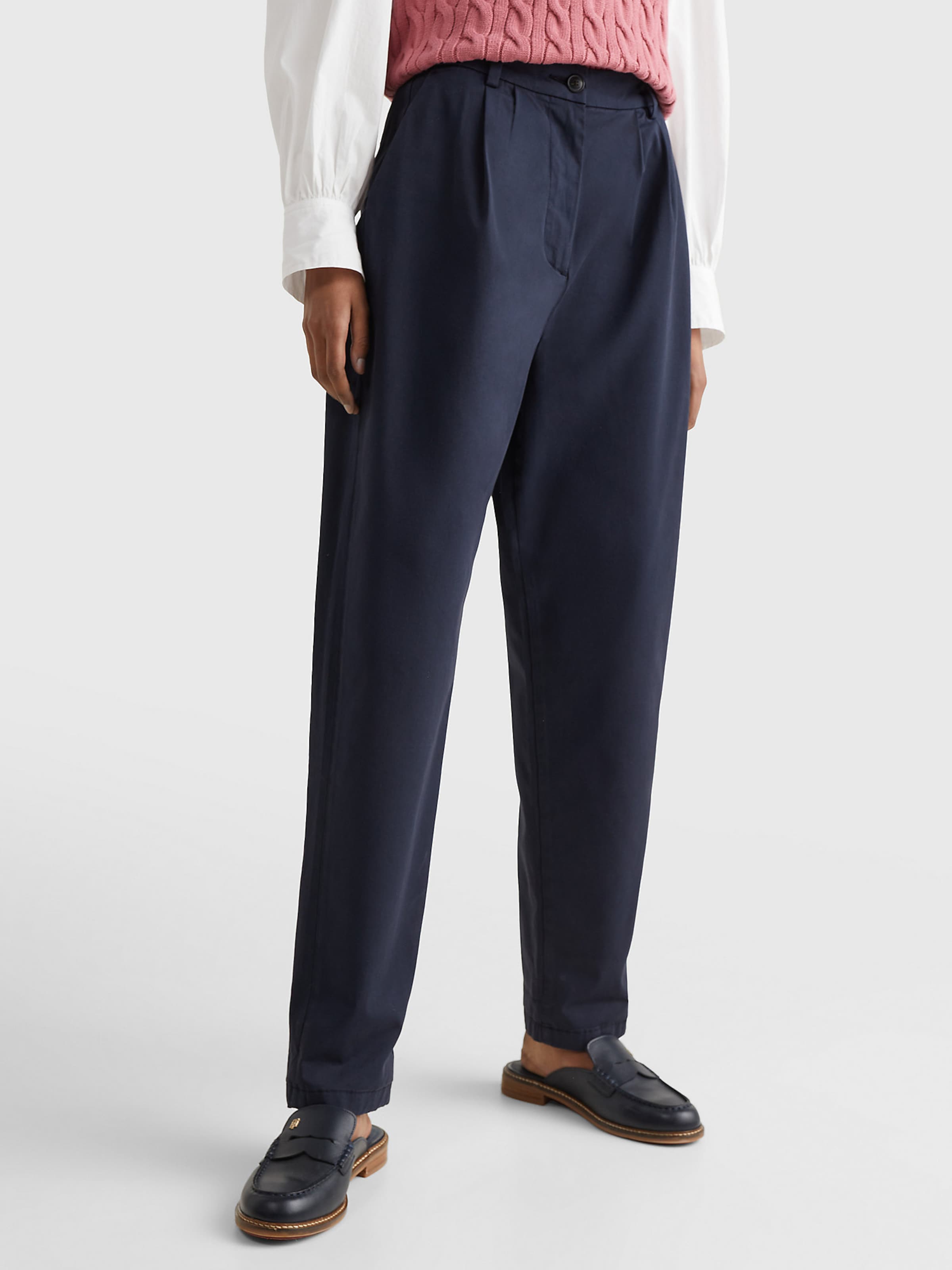 Frauen Große Größen TOMMY HILFIGER Hose in Navy - XE23672 Frauen Große Größen TOMMY HILFIGER Hose in Navy - XE23672