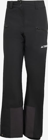 ADIDAS TERREX - regular Pantalón deportivo en negro: frente