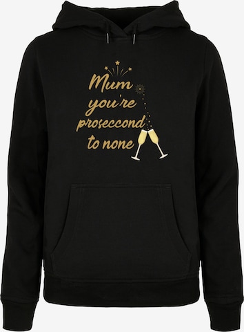 ABSOLUTE CULT Sweatshirt 'Mother's Day - Proseccond To None' in Zwart: voorkant