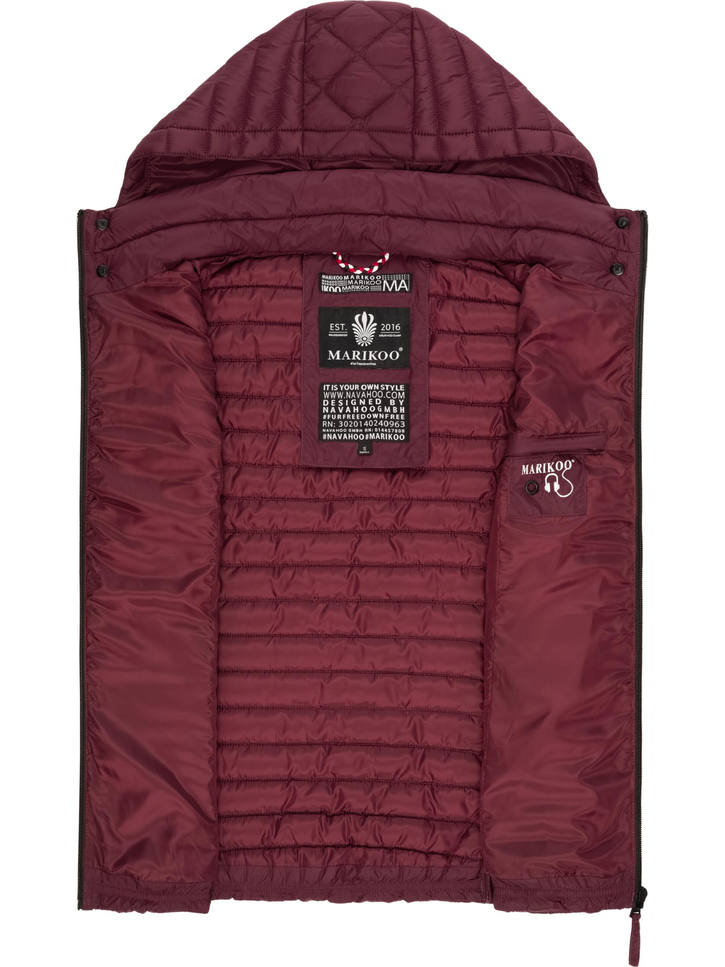 MARIKOO Bodywarmer 'Hasenpfote' in Rood