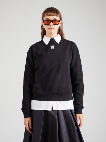 HUGO Sweatshirt 'Daxandria' i svart: framsida
