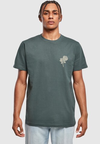 MT Men T-Shirt 'Wasted Youth' in Grün: Vorderseite