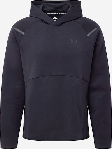 UNDER ARMOUR Sport sweatshirt 'Unstoppable' i svart: framsida