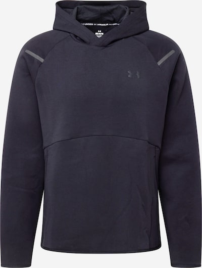 UNDER ARMOUR Sweat de sport 'Unstoppable' en gris foncé / noir, Vue avec produit