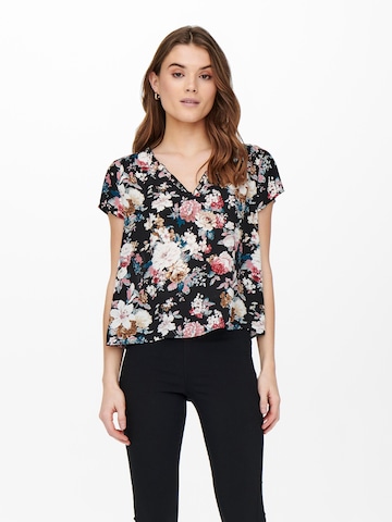 ONLY - Blusa 'Sonja' en negro: frente